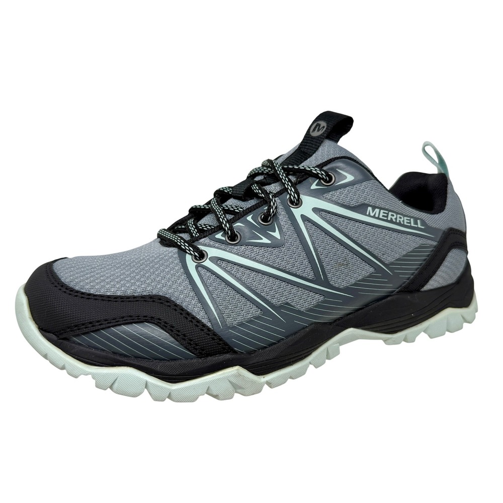 Merrell Monmument Gray Trail Running Shoes Hiking Active Sneakers Women's 7 1/2